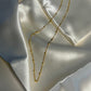 gold beads necklace