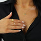 gold beads necklace