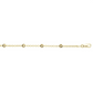 gold beads bracelet