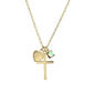 gold cross necklace